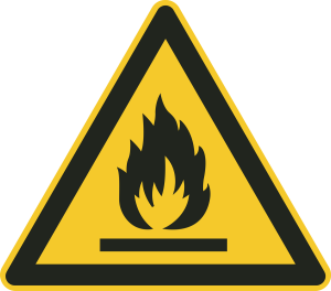 Warnzeichen Aufkleber DIN ISO 7010